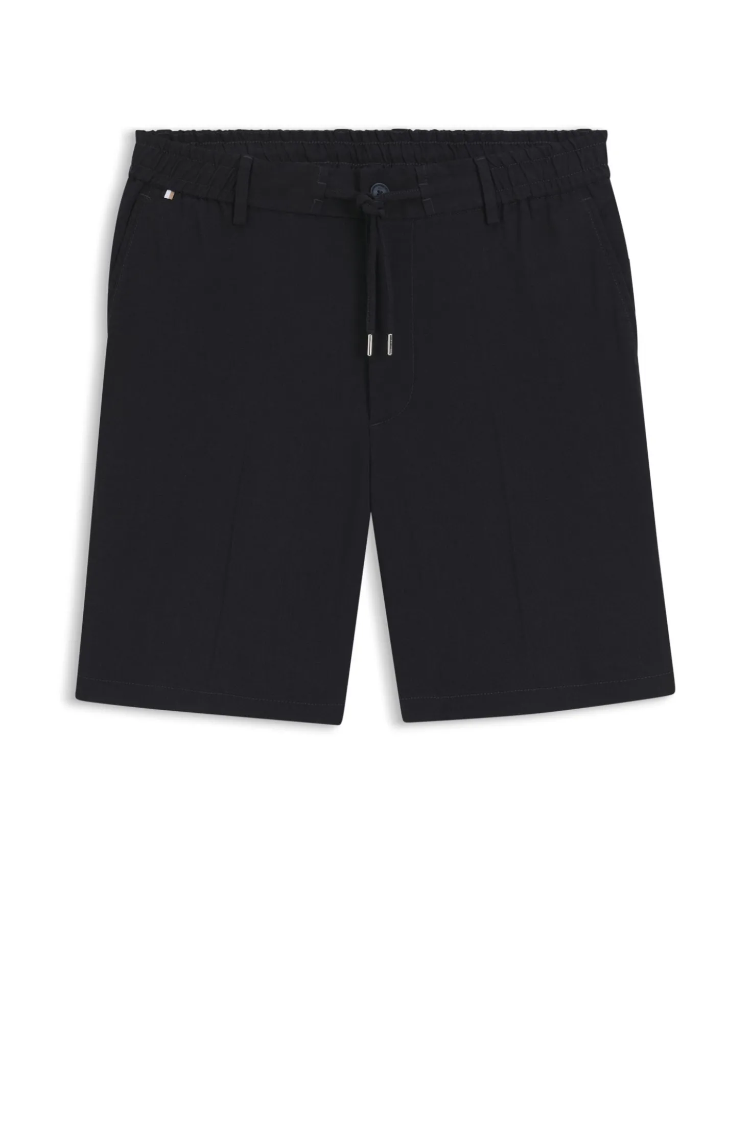 Modern-Fit Shorts aus Leinen-Mix