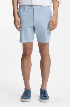 Modern-Fit Shorts aus Stretch-Baumwolle