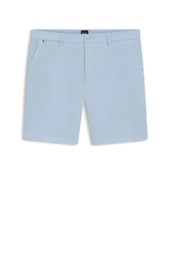 Modern-Fit Shorts aus Stretch-Baumwolle