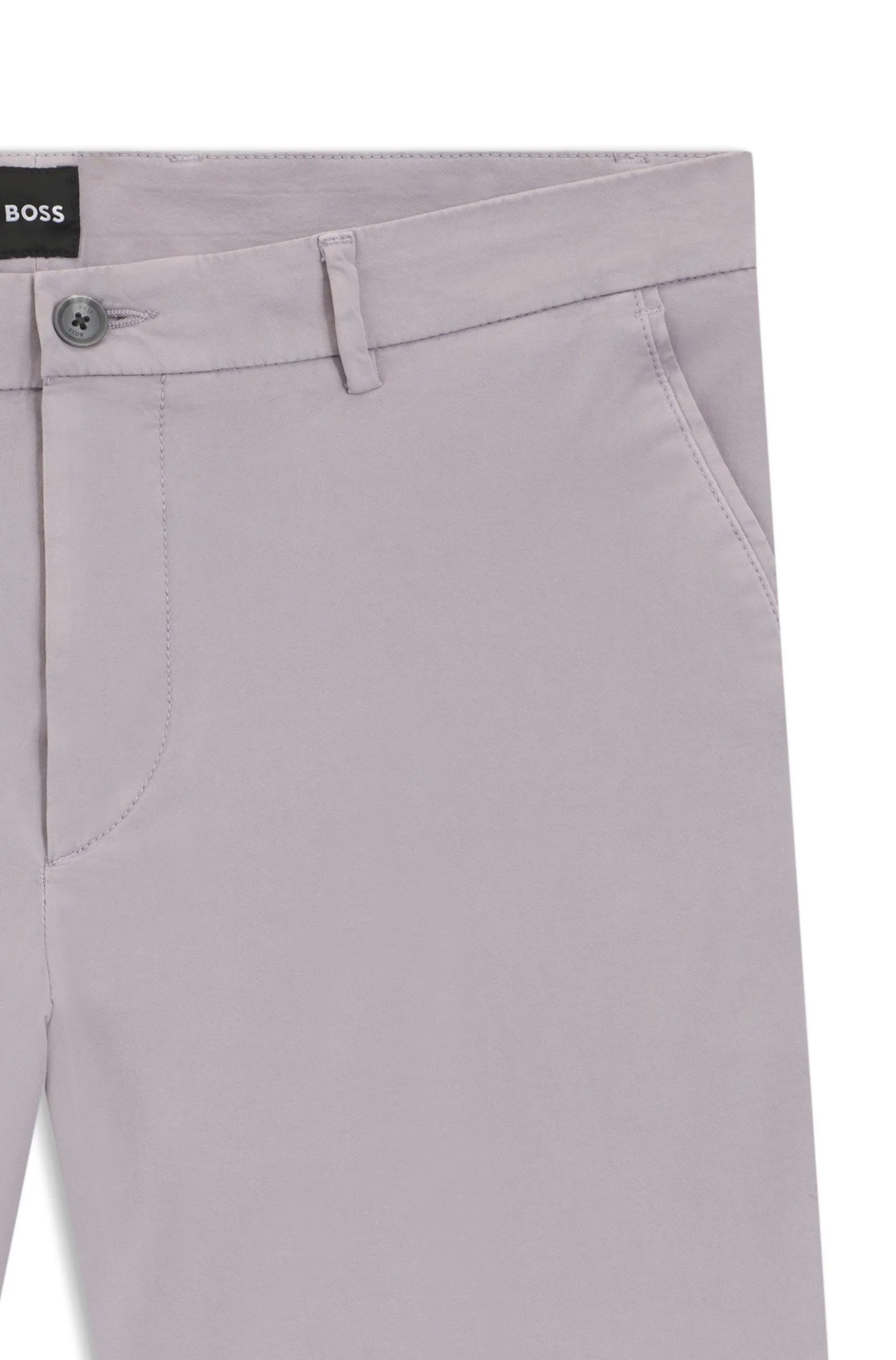Modern-Fit Shorts aus Stretch-Baumwolle