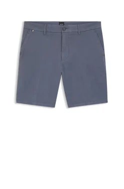 Modern-Fit Shorts aus Stretch-Baumwolle