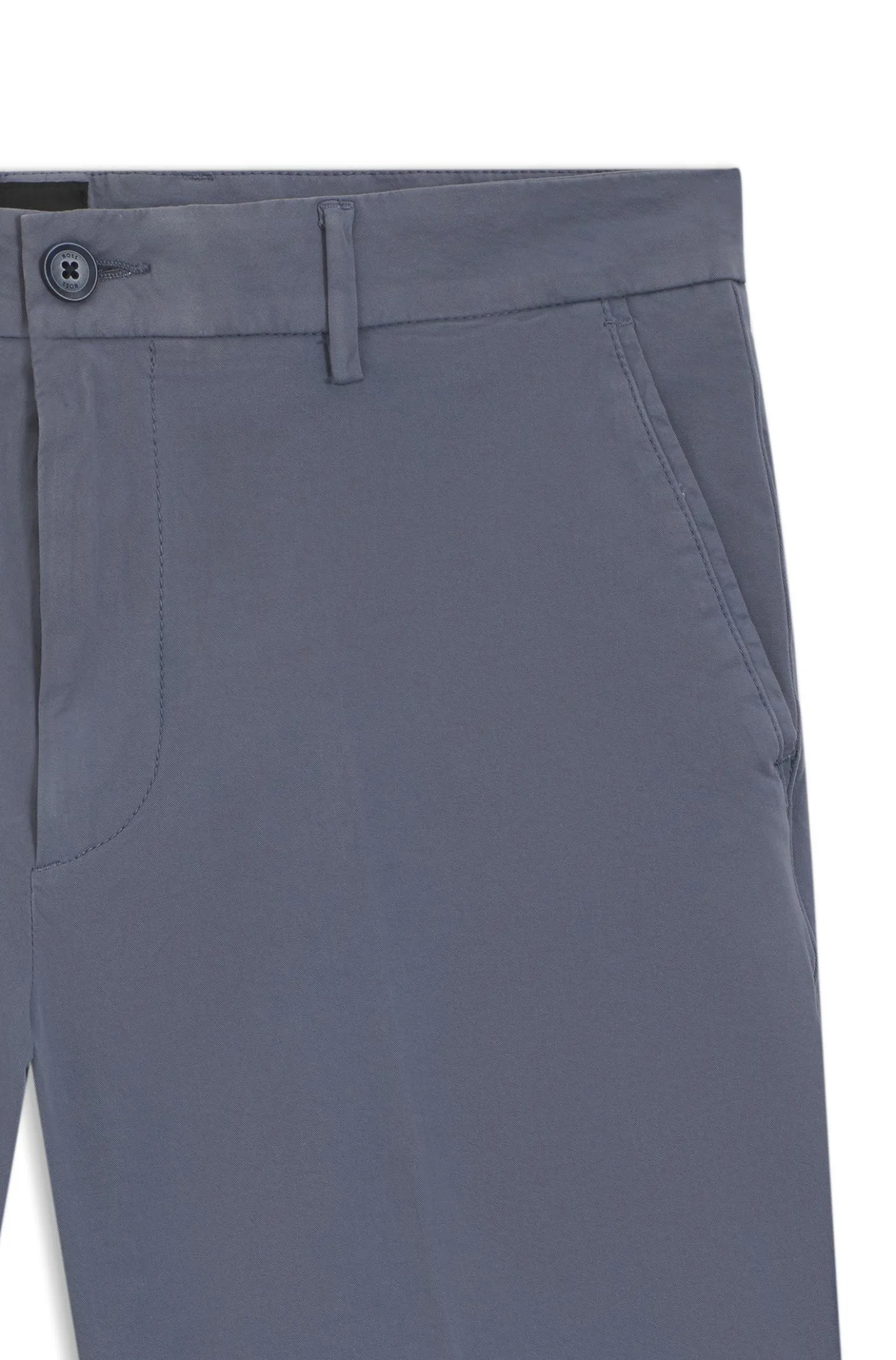 Modern-Fit Shorts aus Stretch-Baumwolle