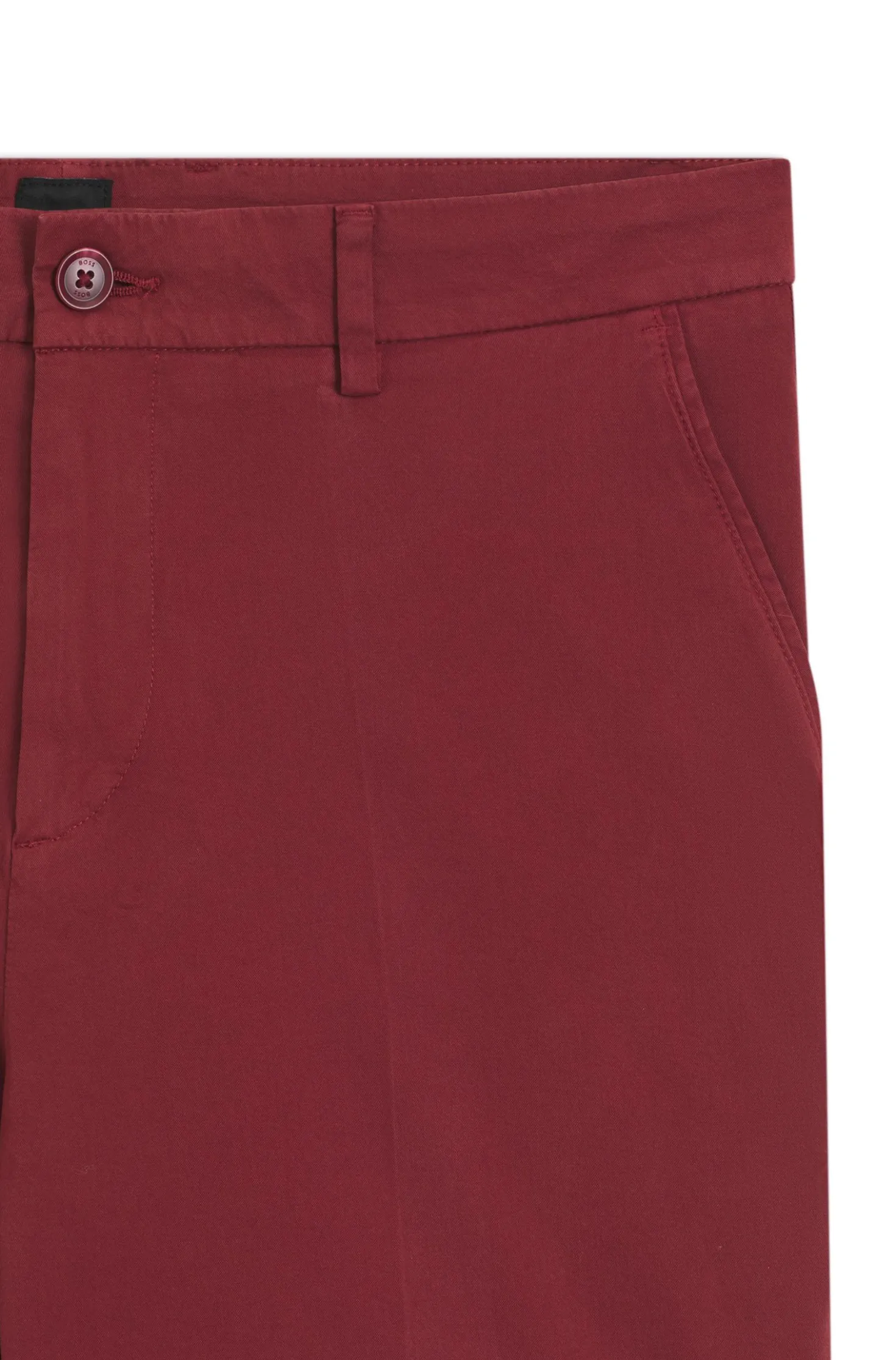 Modern-Fit Shorts aus Stretch-Baumwolle