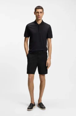 Modern-Fit Shorts aus Stretch-Baumwolle