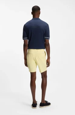 Modern-Fit Shorts aus Stretch-Baumwolle