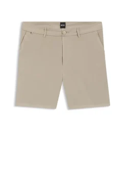 Modern-Fit Shorts aus Stretch-Baumwolle