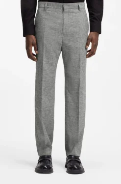 Modern-Fit Zweiteiler aus Sharkskin-Gewebe