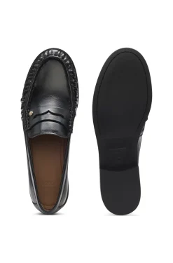 Mokassins aus Leder mit Double B Monogramm