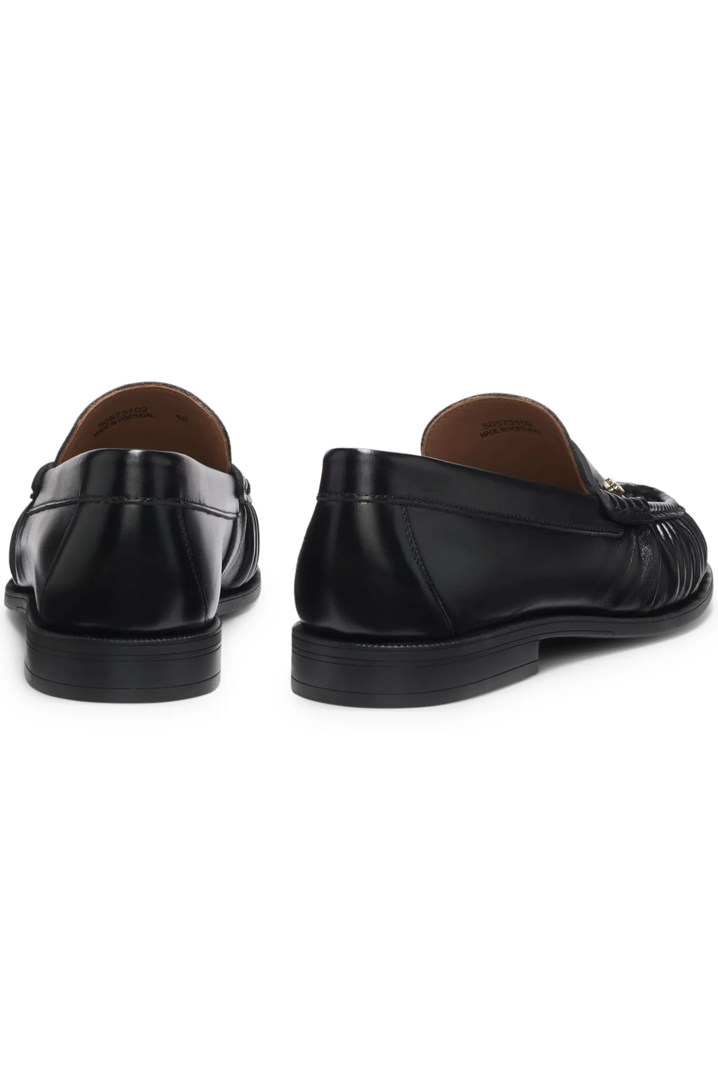 Mokassins aus Leder mit Double B Monogramm