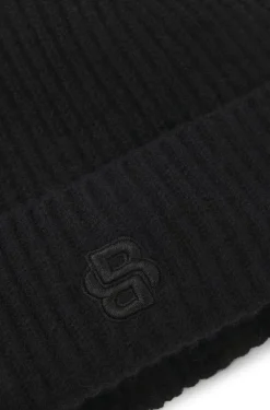 Mütze aus Woll-Mix mit Kaschmir und Double-B-Monogramm