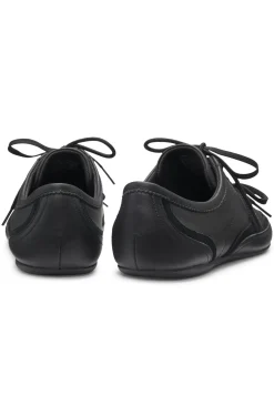 Nappaleder-Sneakers mit Veloursleder-Details