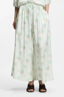 Oversized-Fit Hose mit weitem Bein und Blumenprint