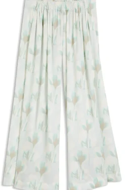 Oversized-Fit Hose mit weitem Bein und Blumenprint