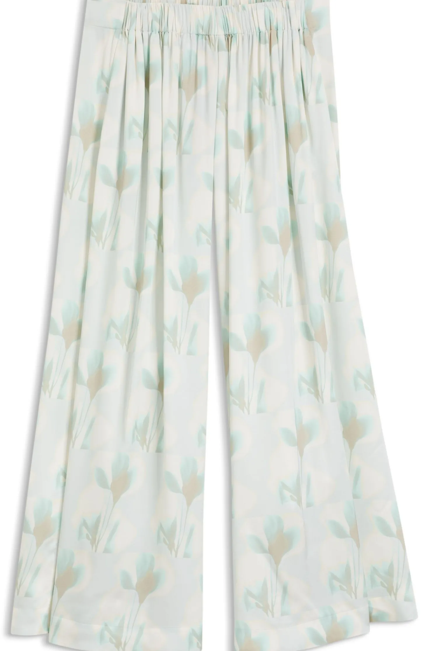 Oversized-Fit Hose mit weitem Bein und Blumenprint