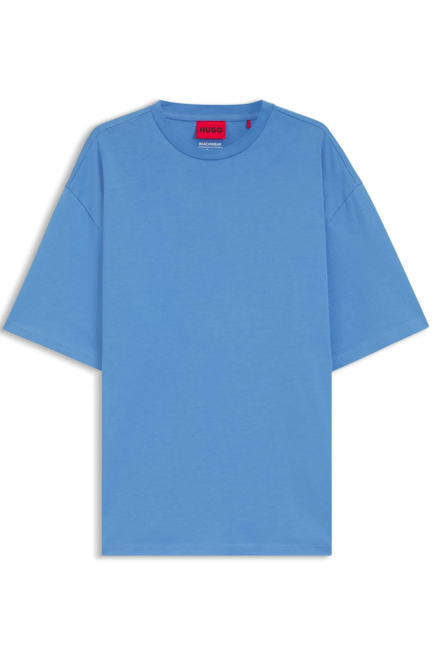 Oversized-Fit T-Shirt aus Baumwolle mit fortlaufendem Logo-Print