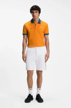 Paddy Poloshirt mit Landesflaggen-Details