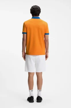 Paddy Poloshirt mit Landesflaggen-Details