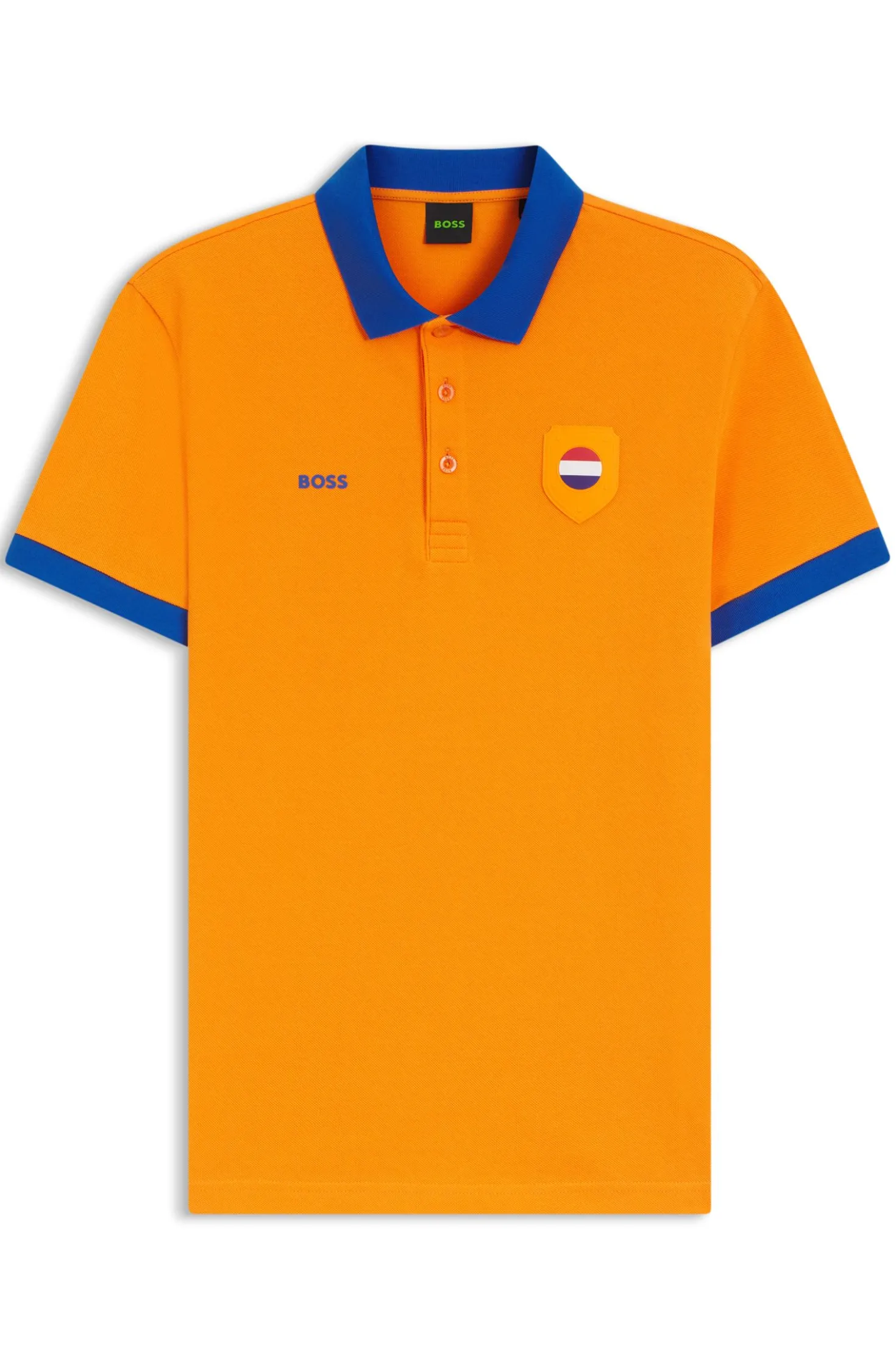Paddy Poloshirt mit Landesflaggen-Details