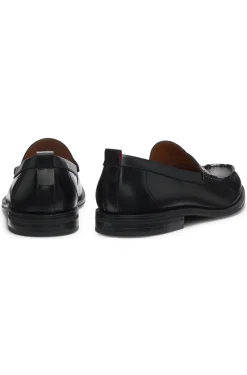 Pennyloafer aus gebürstetem Leder