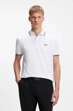 Poloshirt aus Baumwoll-Piqué mit Logo-Details