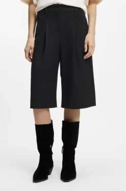Regular-Fit Bermuda-Hose mit ausgestelltem Bein
