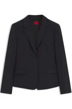 Regular-Fit Blazer aus elastischem Gewebe