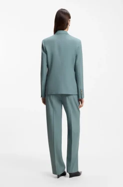 Regular-Fit Blazer aus Schurwolle