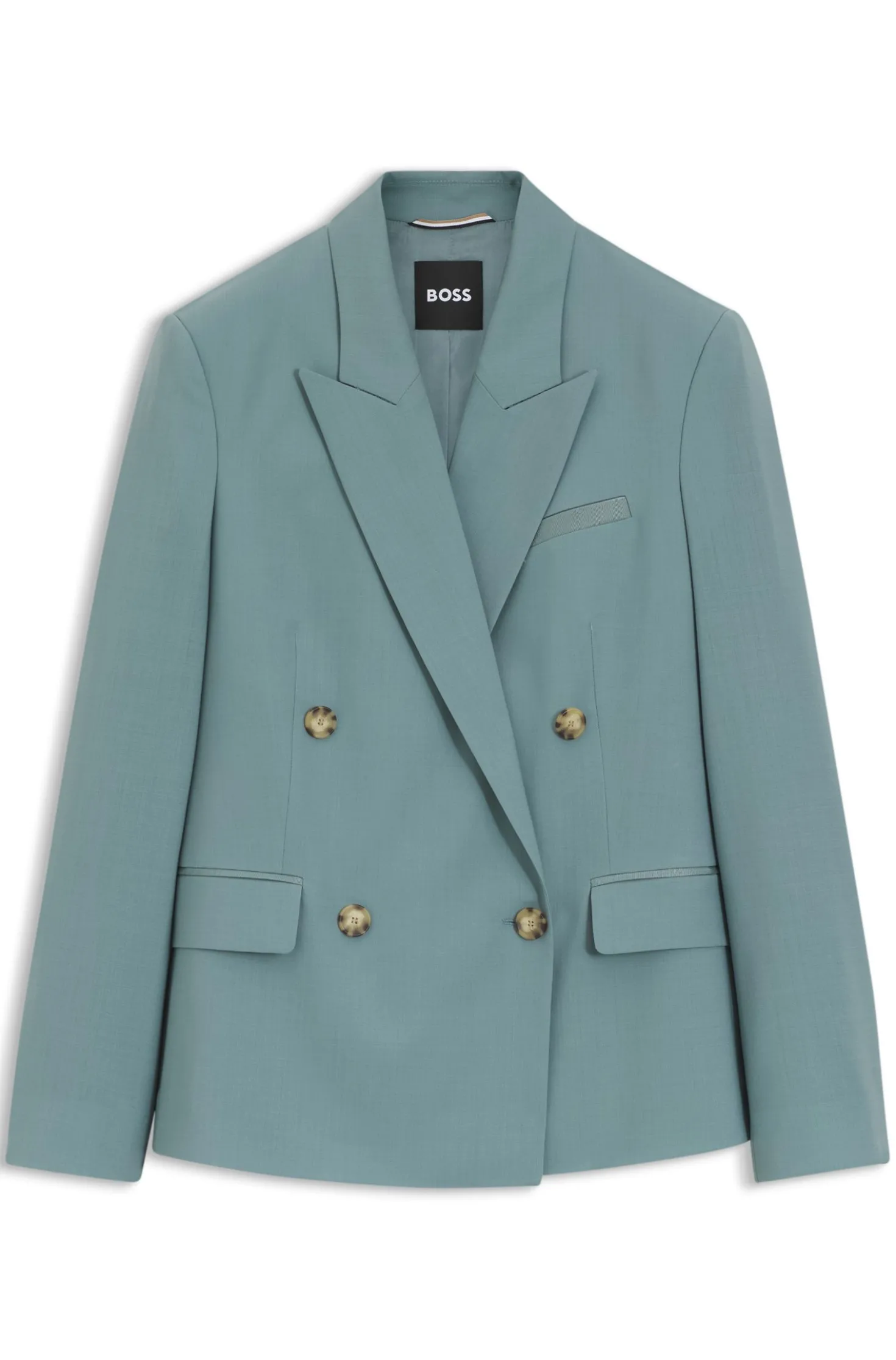 Regular-Fit Blazer aus Schurwolle