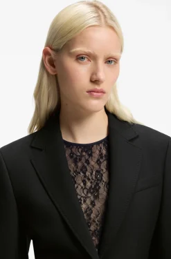Regular-Fit Blazer aus Stretch-Twill