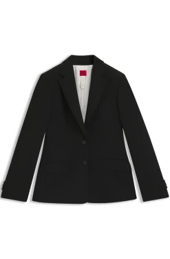 Regular-Fit Blazer aus Stretch-Twill