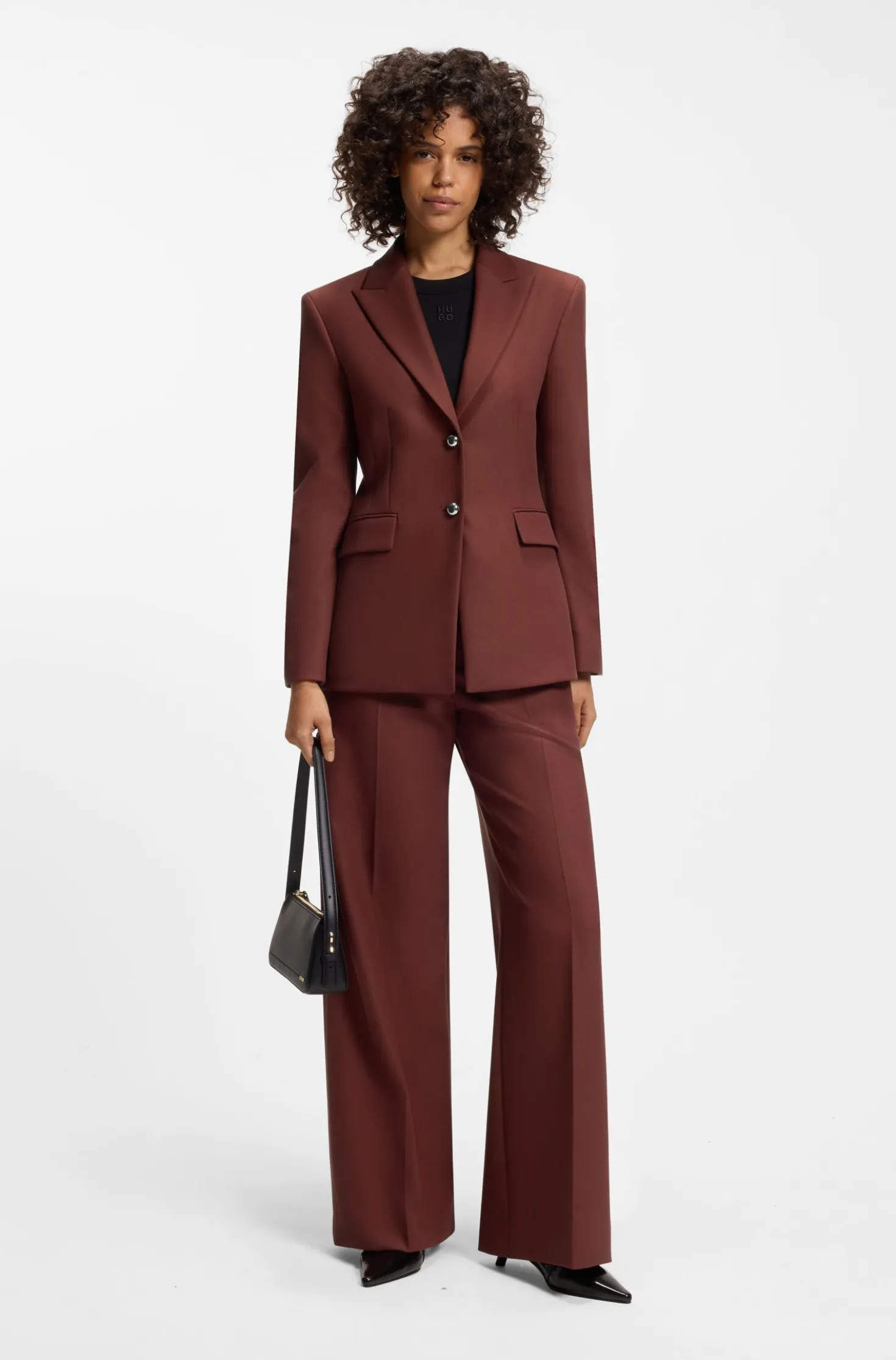 Regular-Fit Blazer mit Metallknöpfen