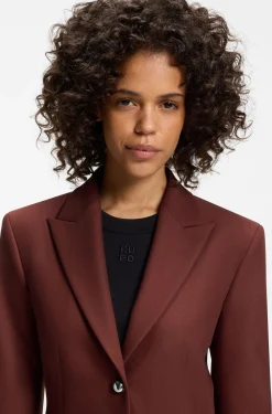 Regular-Fit Blazer mit Metallknöpfen