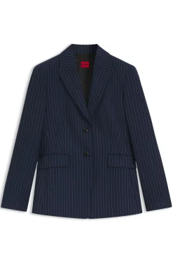 Regular-Fit Blazer mit Nadelstreifen