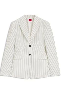 Regular-Fit Blazer mit Nadelstreifen