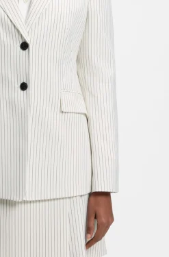 Regular-Fit Blazer mit Nadelstreifen