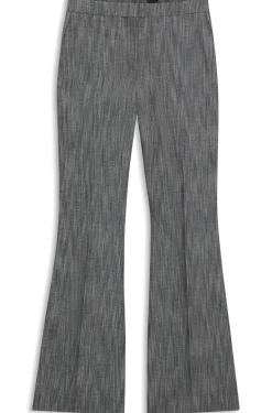 Regular-Fit Hose aus meliertem Denim