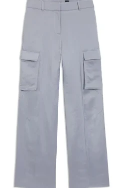 Regular-Fit Hose aus Satin