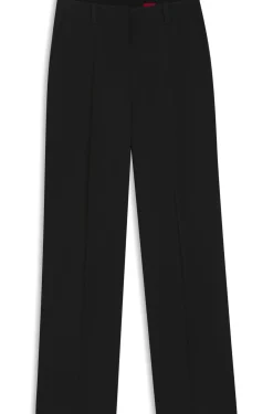 Regular-Fit Hose aus Stretch-Krepp