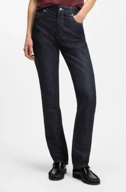 Regular-Fit Jeans mit schmalem Bein