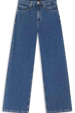 Regular-Fit Jeans mit weitem Bein