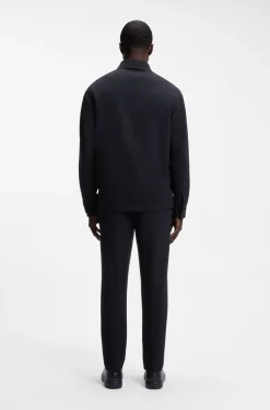 Regular-Fit Sakko aus Stretch-Jersey