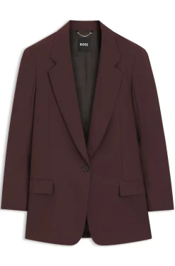 Relaxed-Fit Blazer aus Schurwoll-Mix