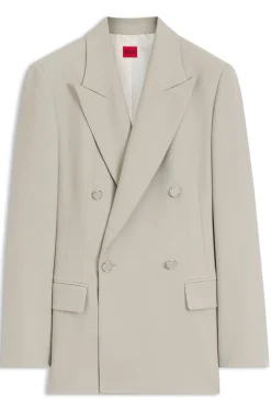 Relaxed-Fit Blazer mit zweireihiger Knopfleiste