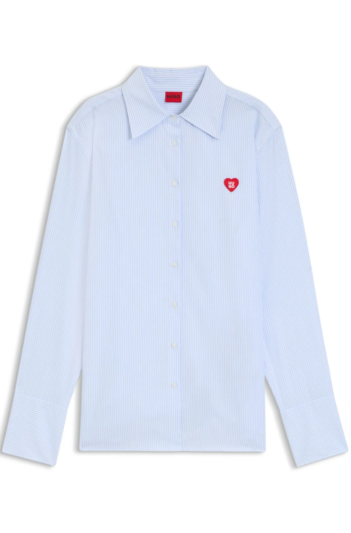 Relaxed-Fit Bluse aus gestreifter Oxford-Baumwolle