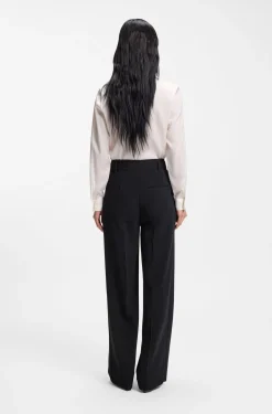Relaxed-Fit Hose aus japanischem Krepp