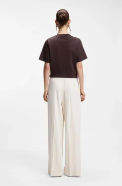 Relaxed-Fit Hose aus leichtem Twill mit weitem Beinverlauf
