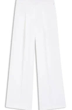 Relaxed-Fit-Hose aus Leinen-Mix