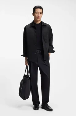 Relaxed-Fit Jacke aus Stretch-Baumwolle