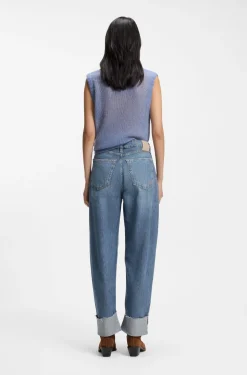 Relaxed-Fit Jeans mit Ballon-Bein