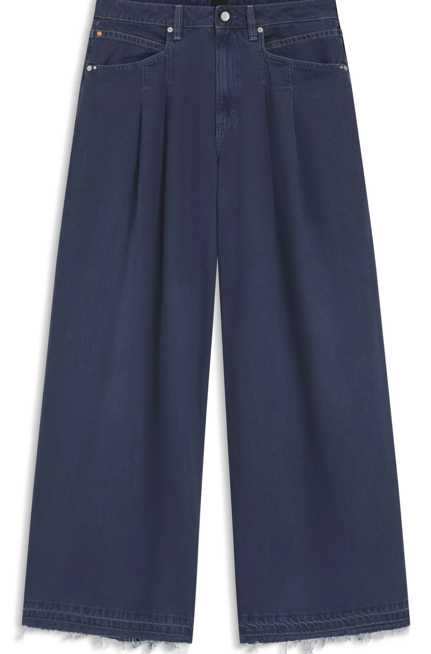 Relaxed-Fit Jeans mit weitem Bein
